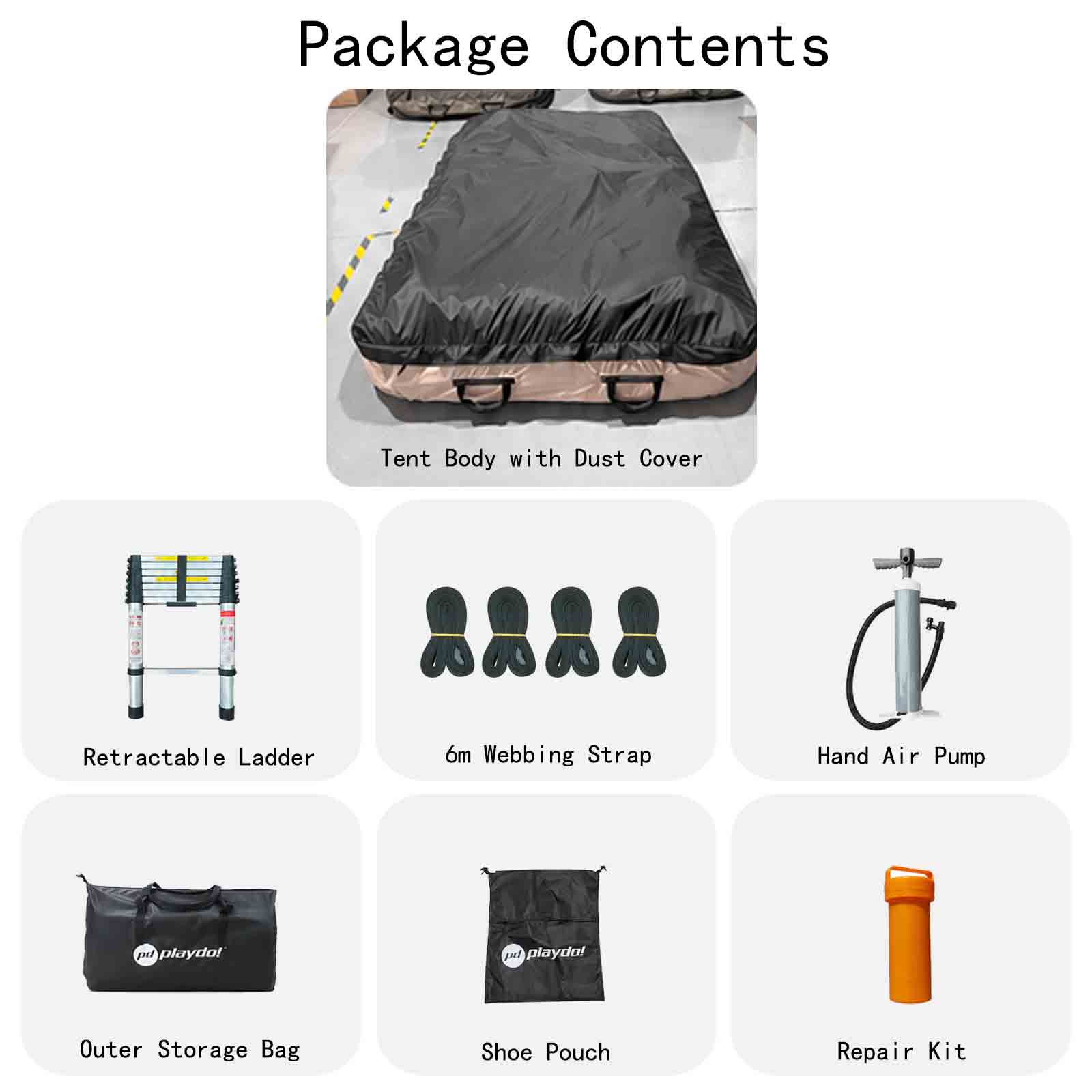 PlayDo Skiff - The Inflatable Rooftop Tent That Goes Anywhere