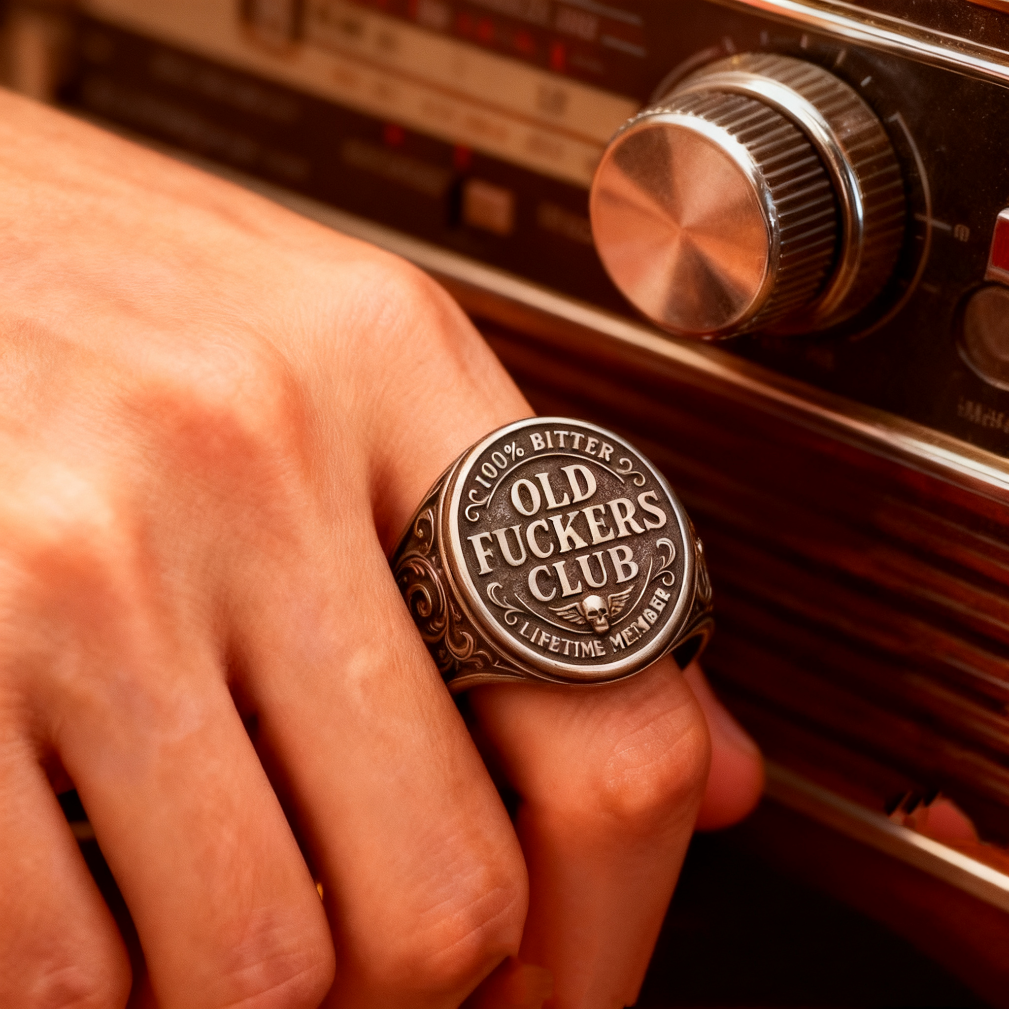 Old Fuckers Club Ring