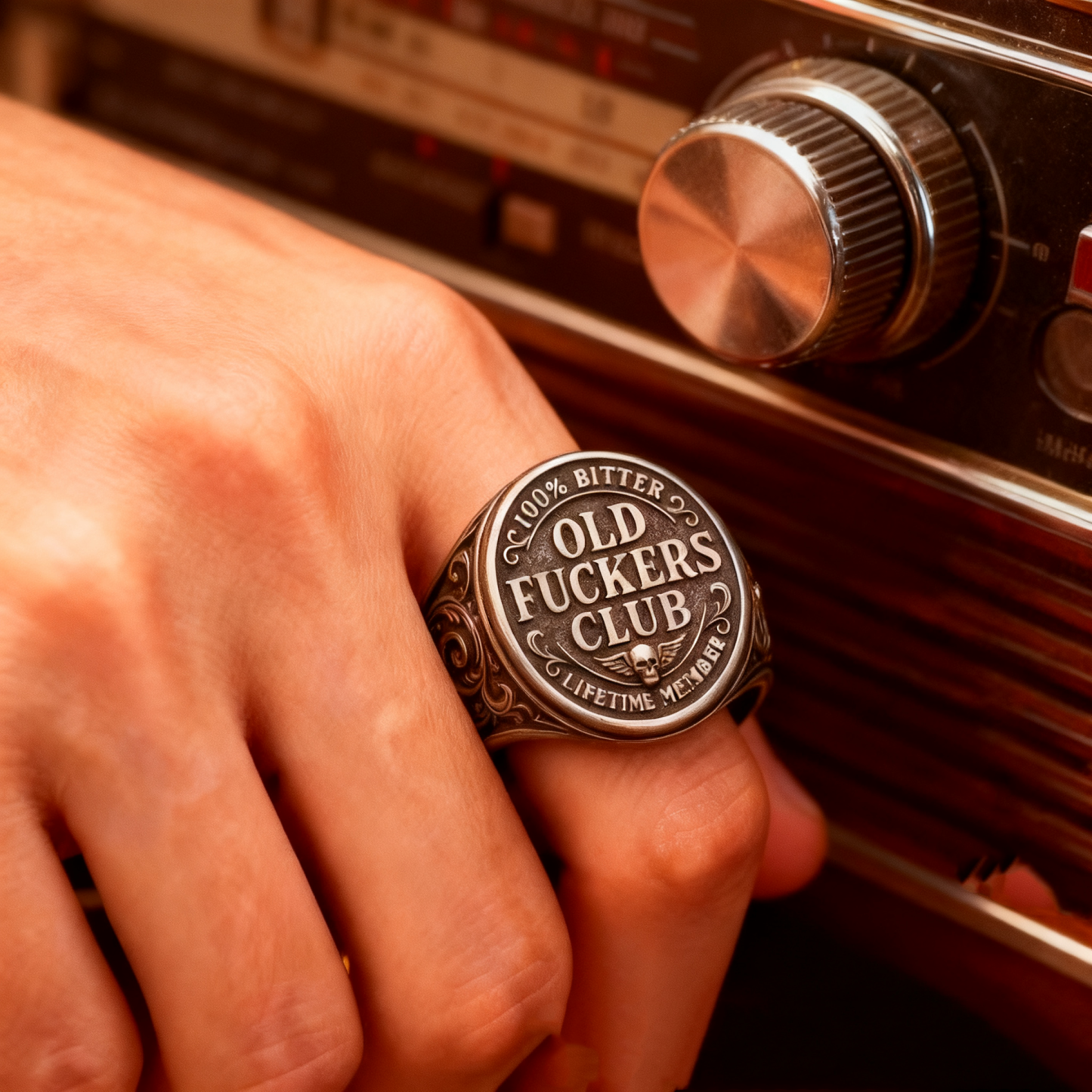 Old Fuckers Club Ring