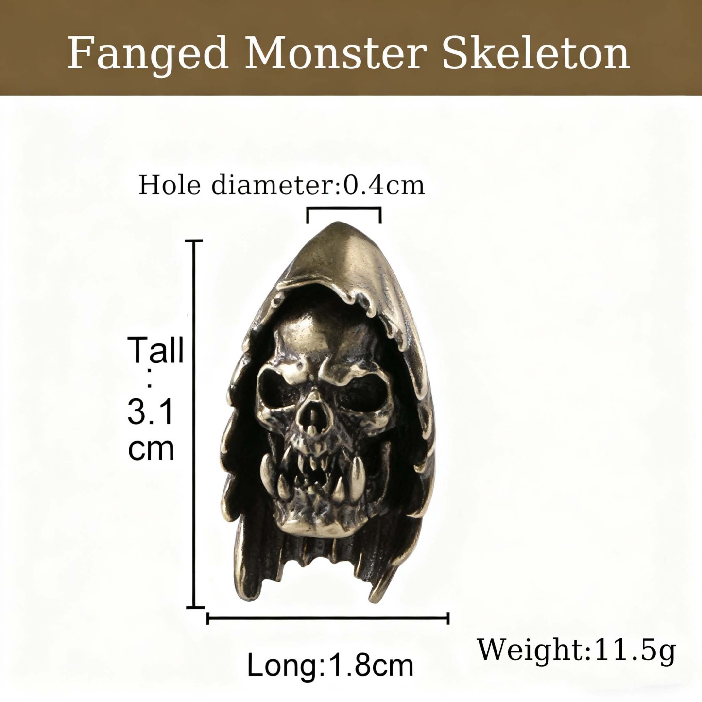 Demon Realm Skull Bracelet