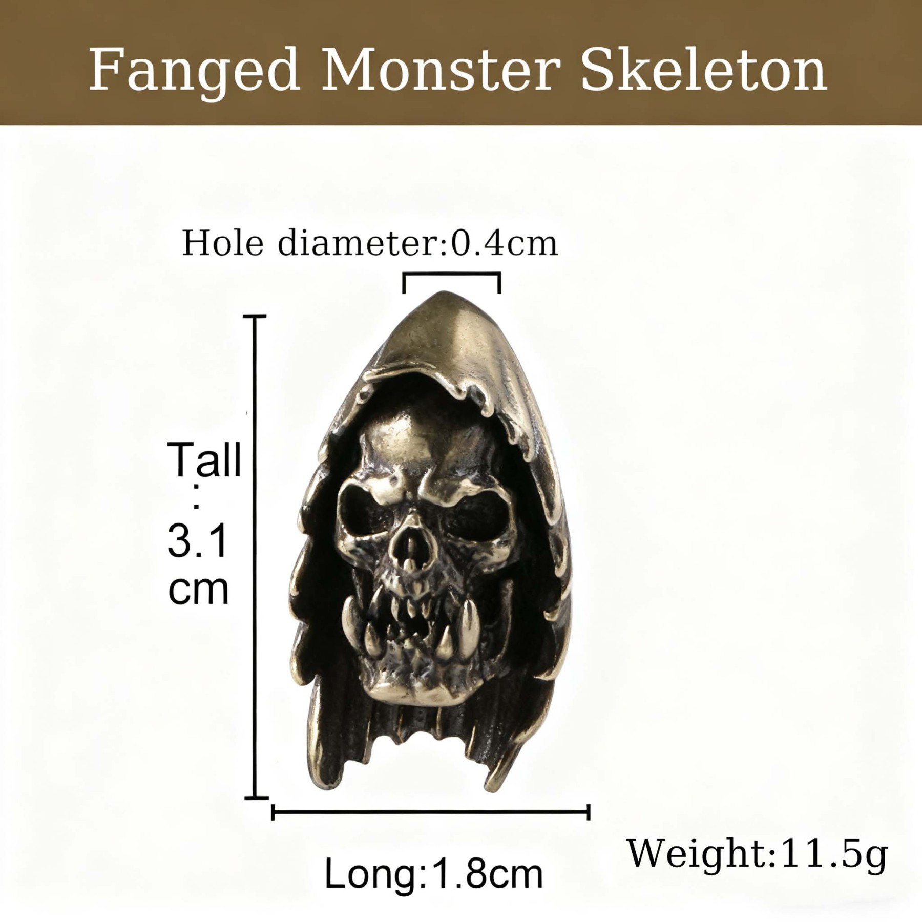 Demon Realm Skull Bracelet