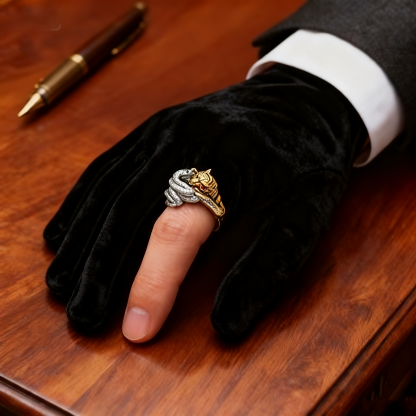 The battle between snake and tiger