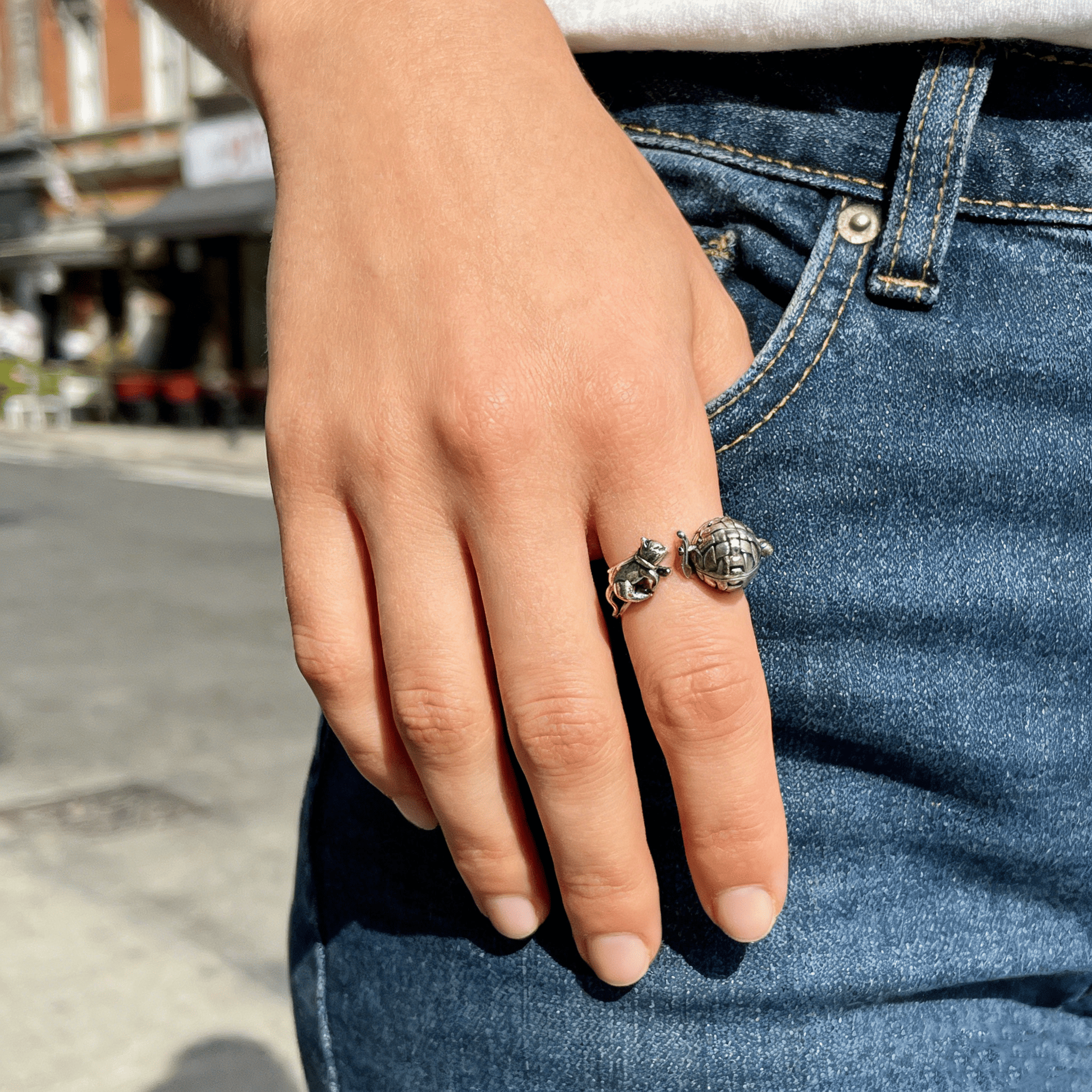 Aromatherapy ball and cat ring