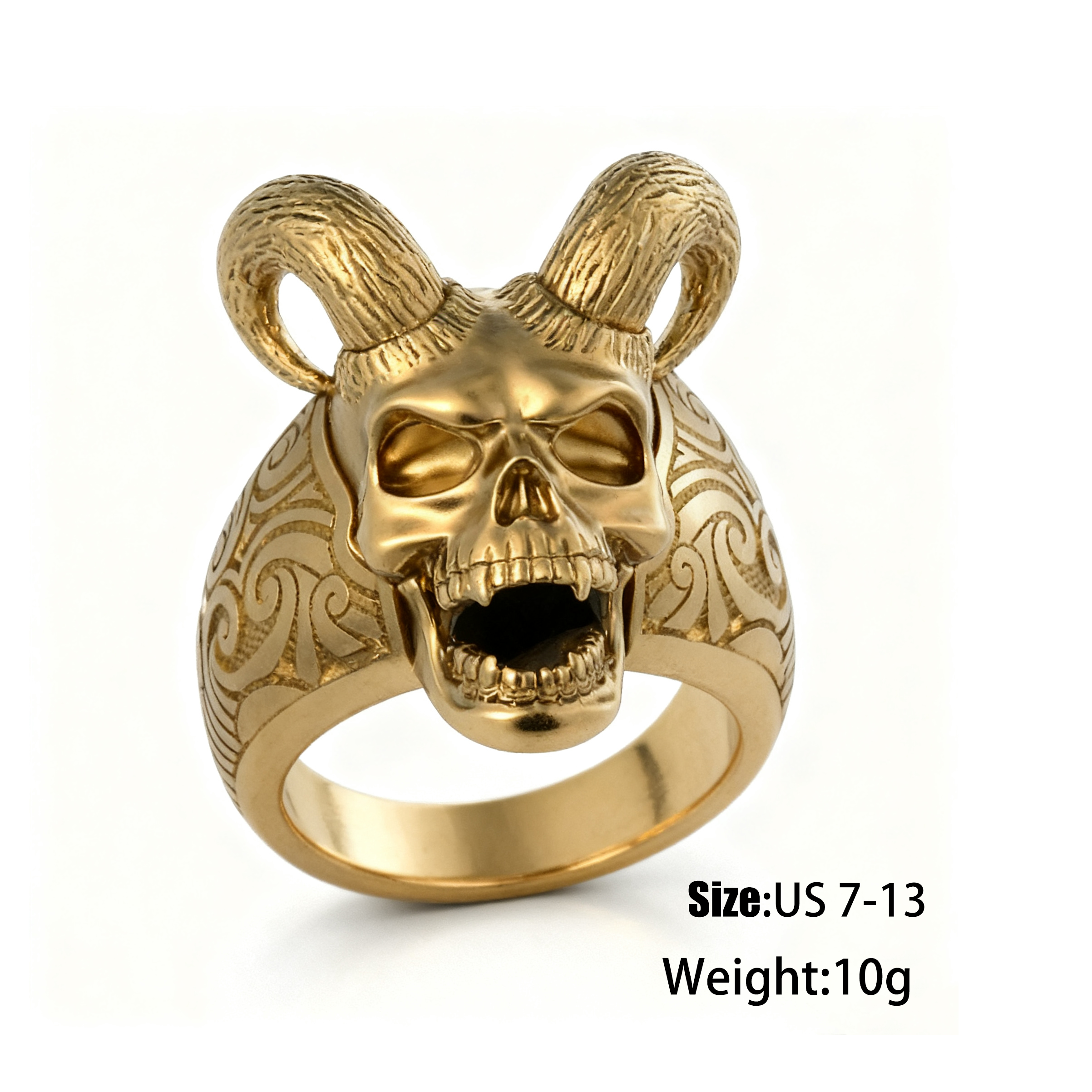 Devil Skull Ring