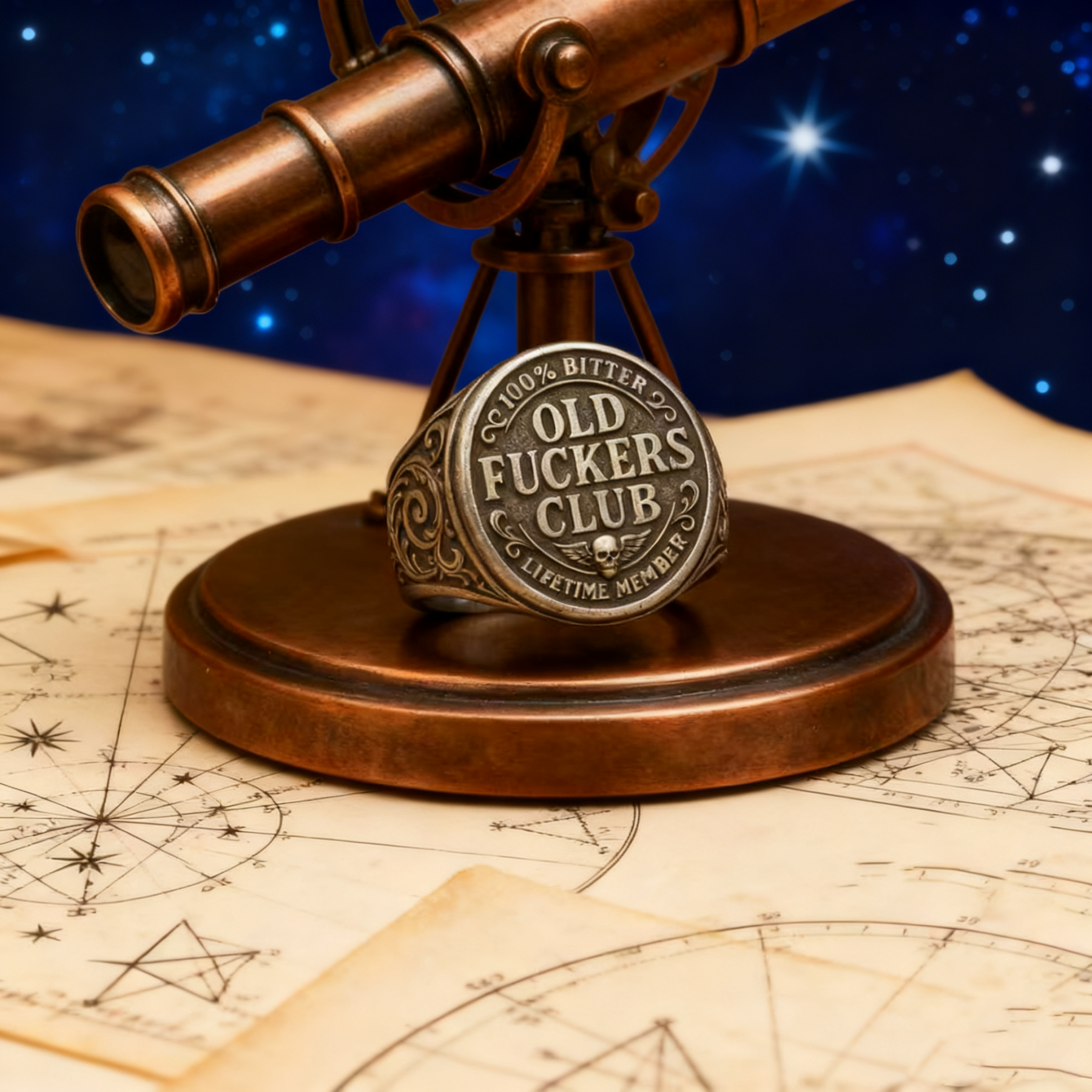Old Fuckers Club Ring