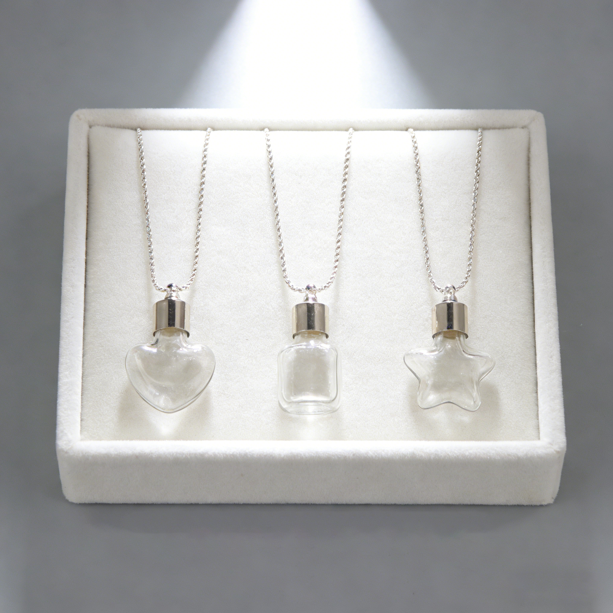 Openable bottle pendant