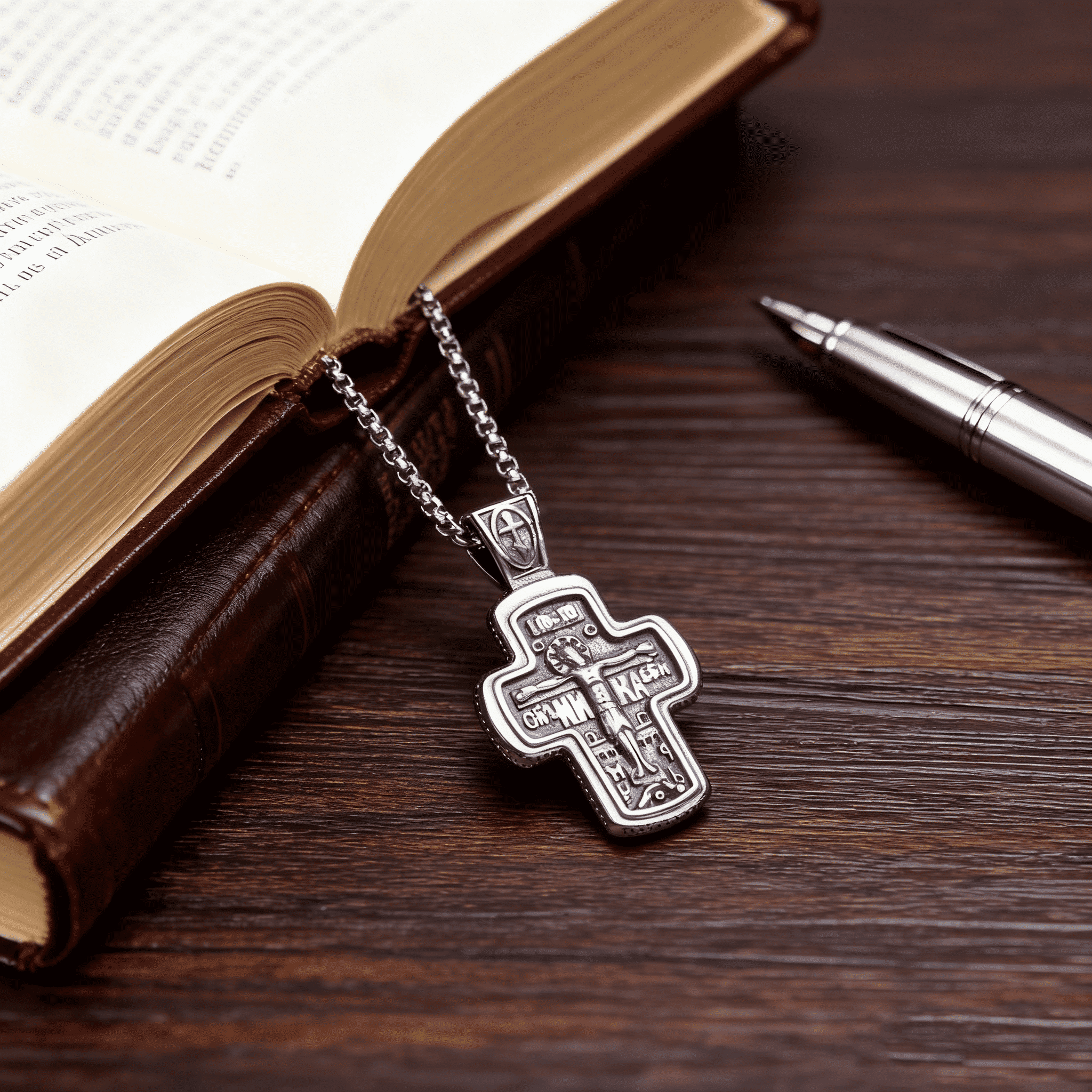 Vintage Orthodox Crucifix Necklace Series