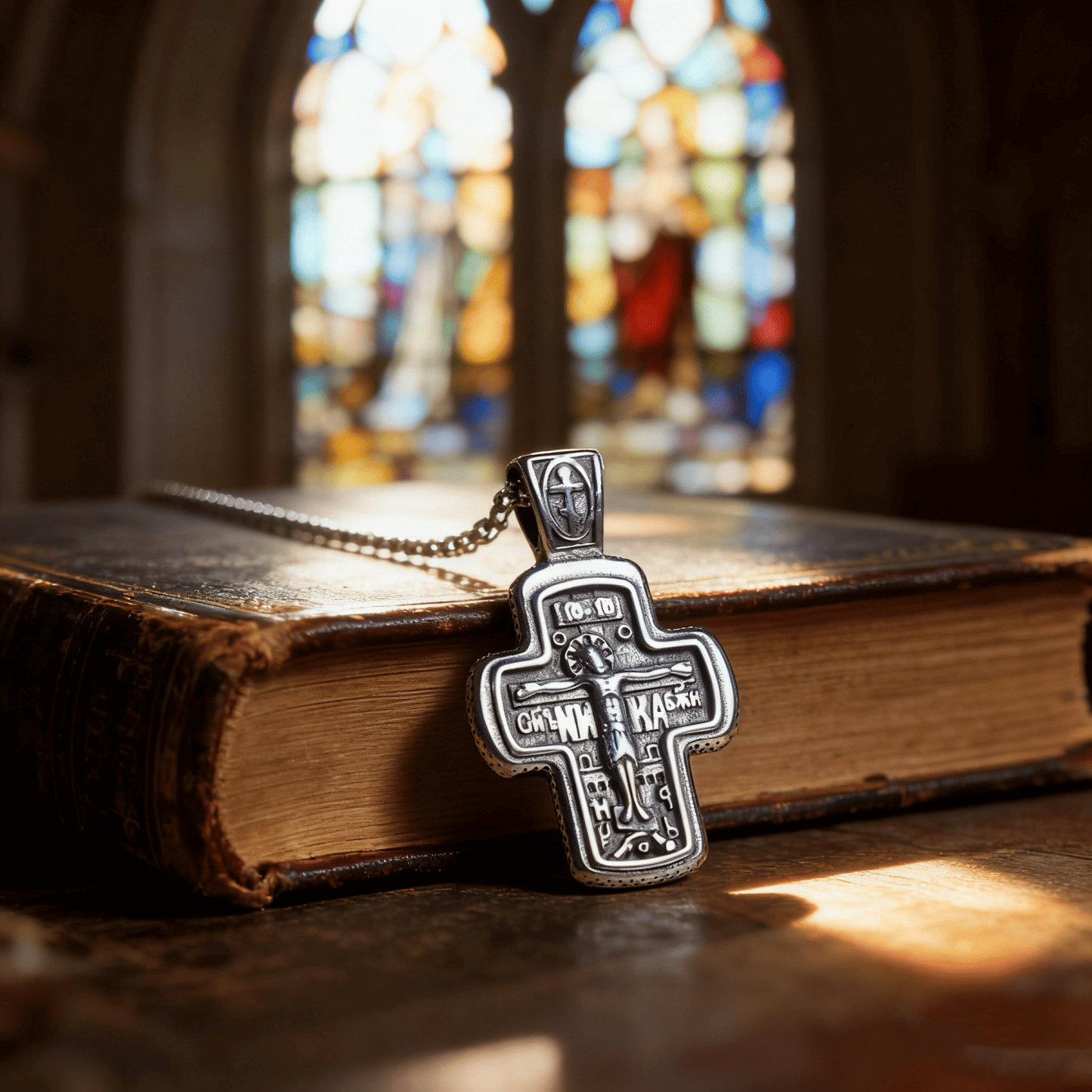 Vintage Orthodox Crucifix Necklace Series