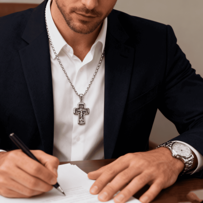 Vintage Orthodox Crucifix Necklace Series