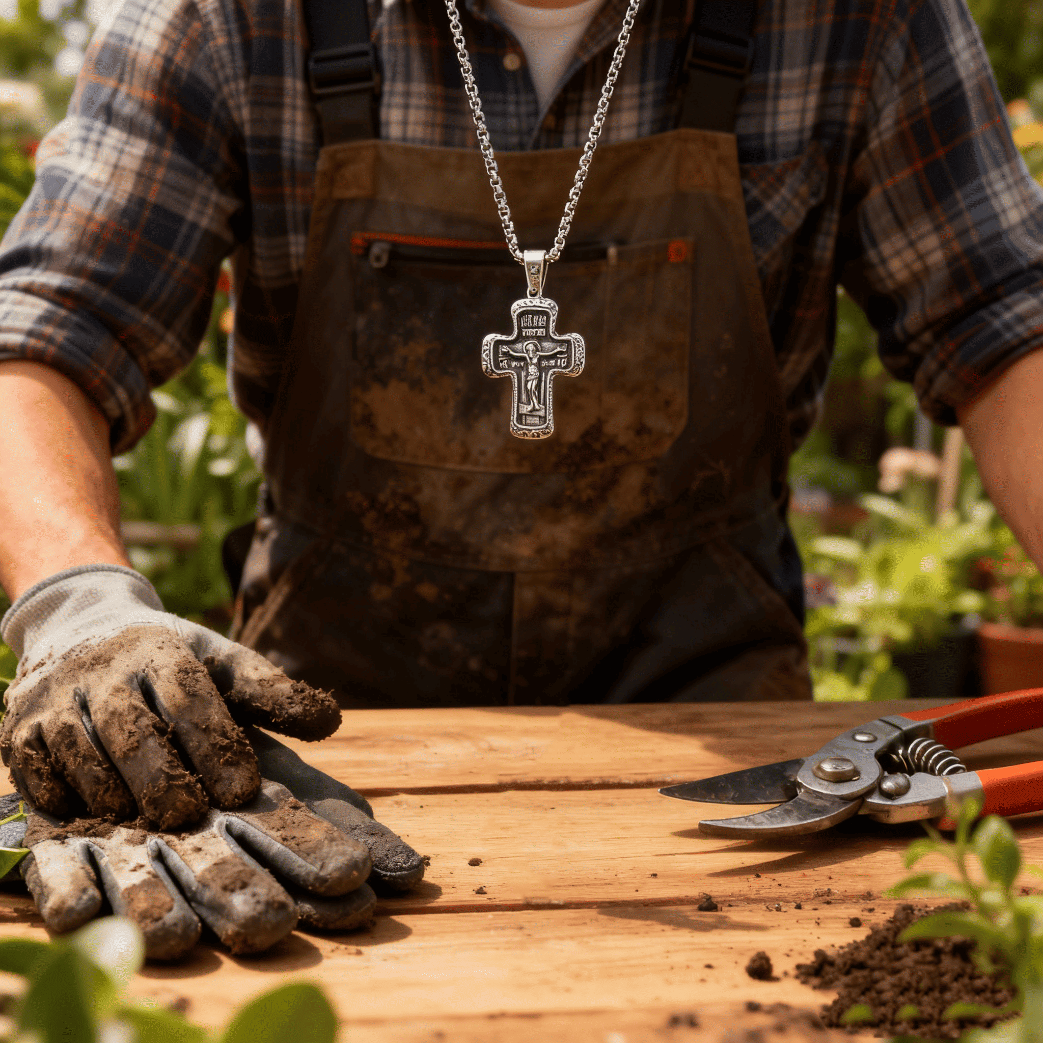 Vintage Orthodox Crucifix Necklace Series