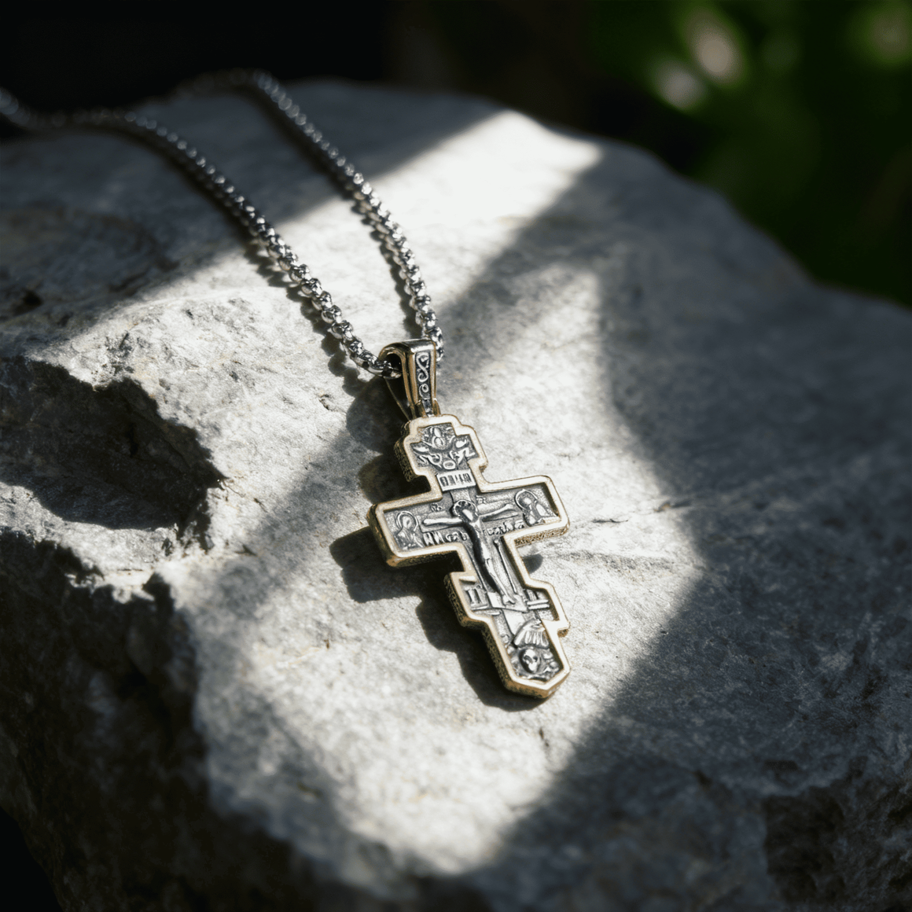 Vintage Orthodox Crucifix Necklace Series