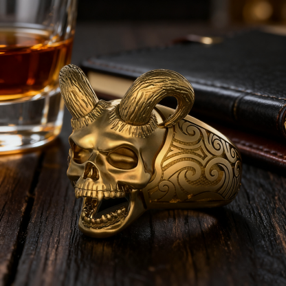 Devil Skull Ring