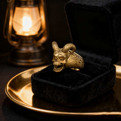 Devil Skull Ring