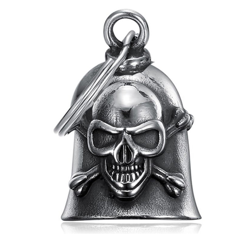 Cycling Patron Saint Skull Bell