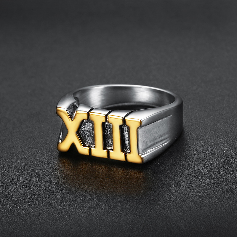Roman numeral ring