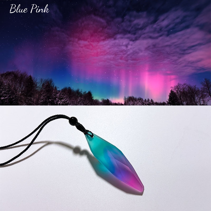 Aurora Starry Sky Pendant Necklace