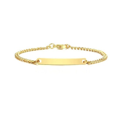 Customized nameplate bracelet