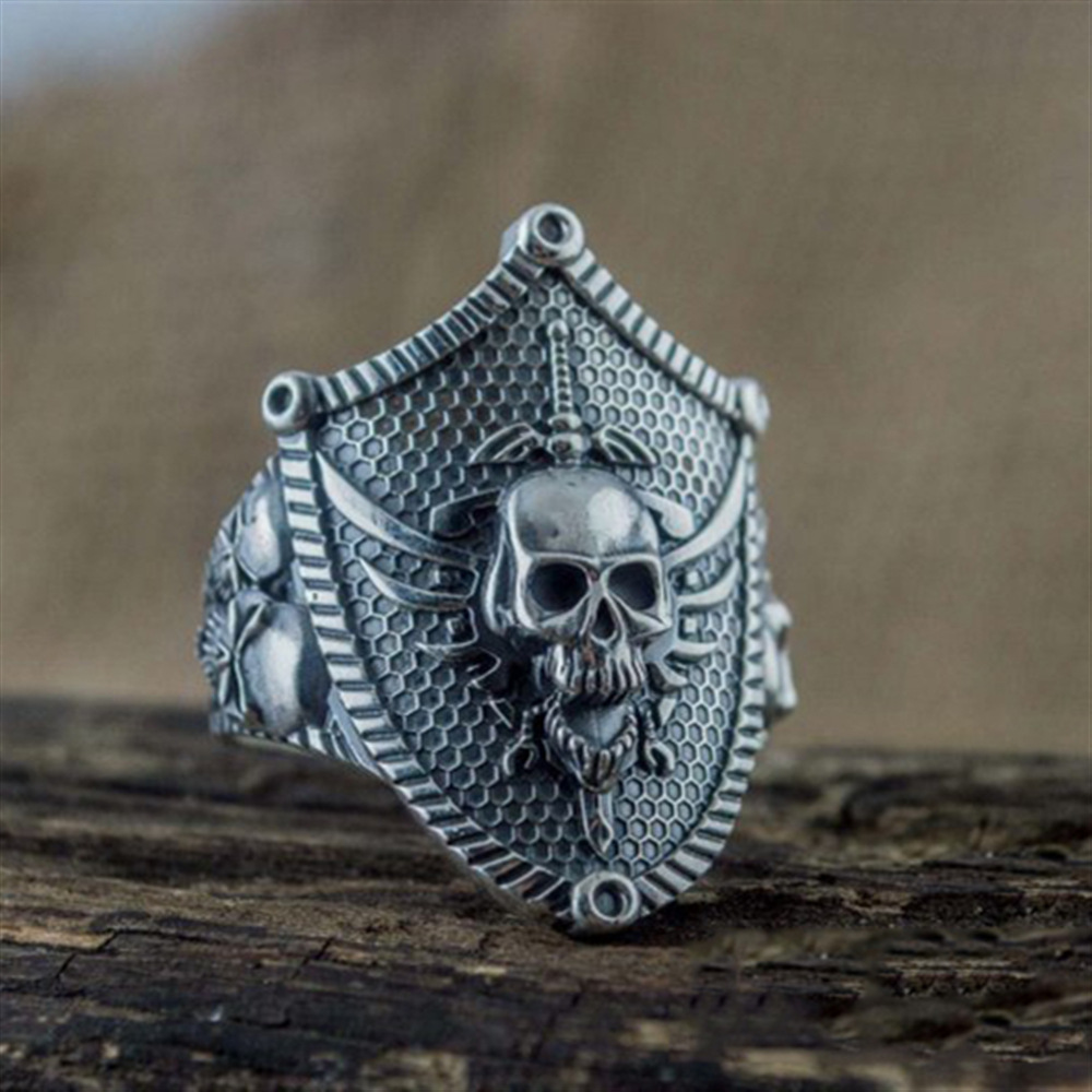925 Sterling Silver The Shield of the Rebel Ring