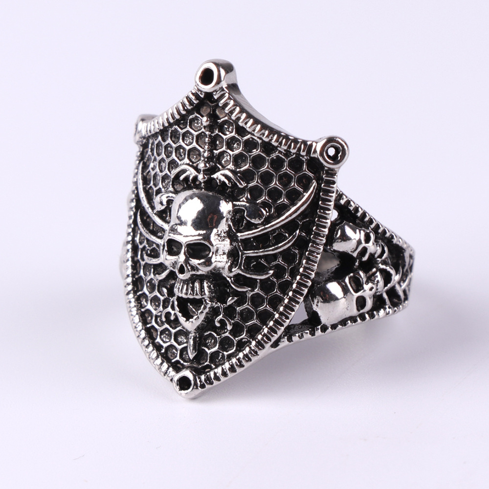 925 Sterling Silver The Shield of the Rebel Ring