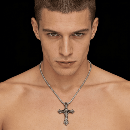  ​​Cross and Skull Necklace