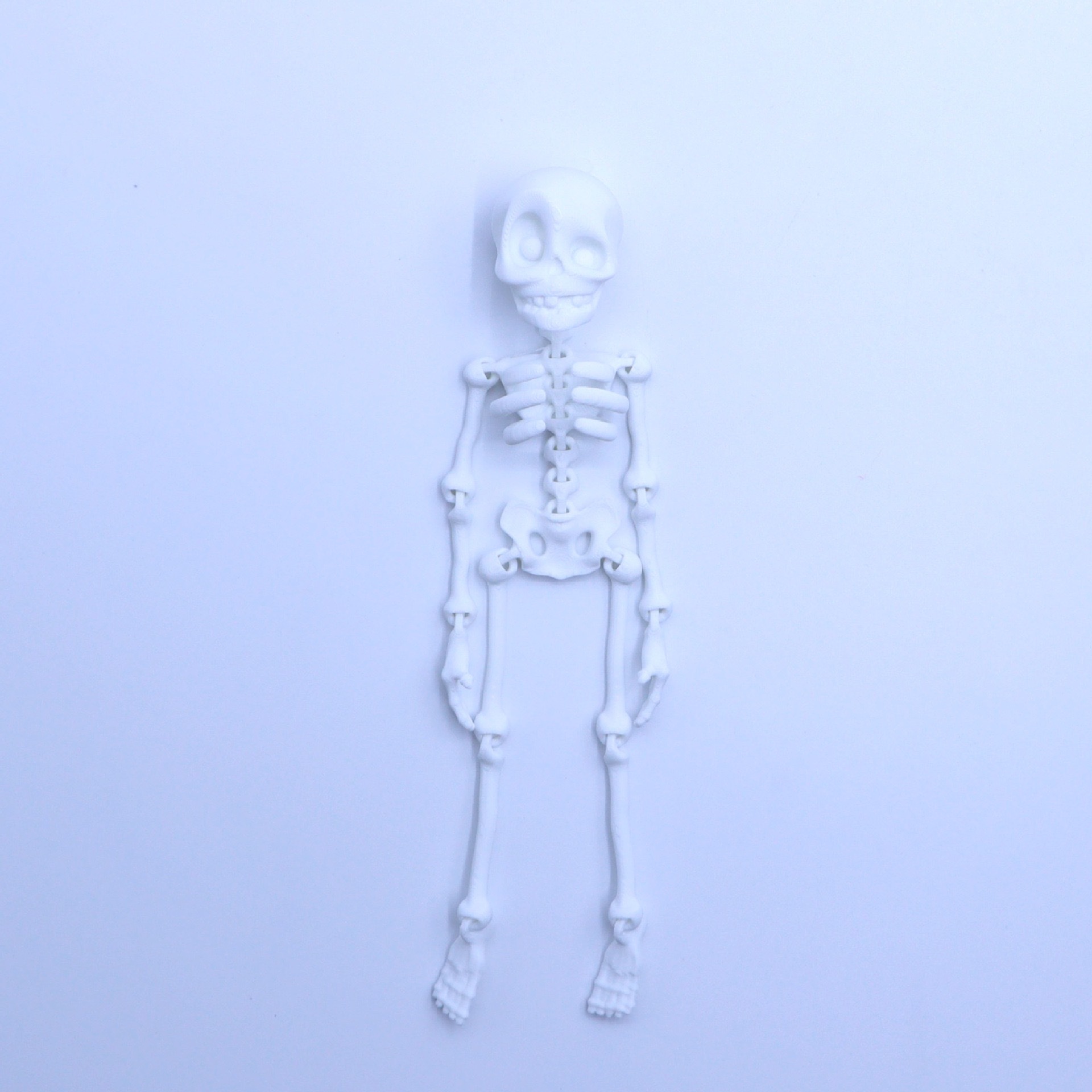 3D printed skull creative refrigerator magnet
