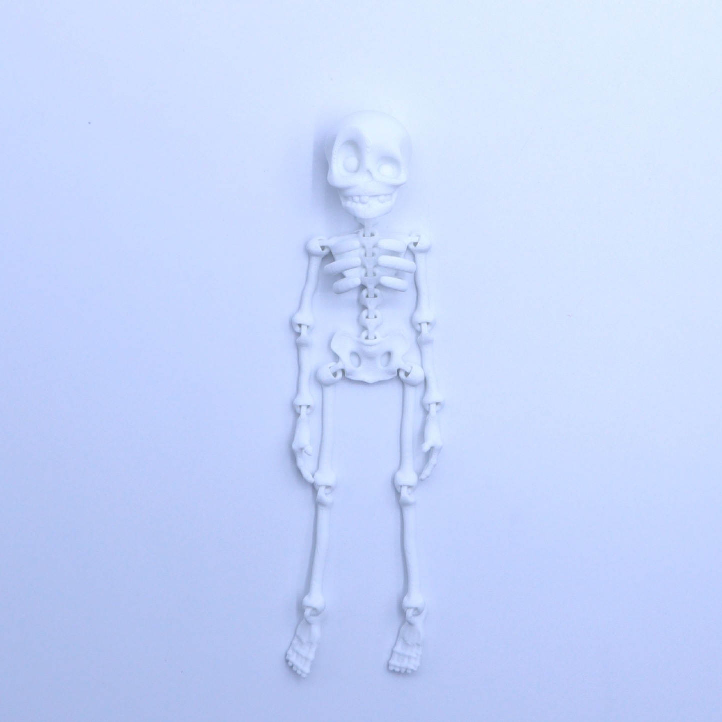 3D printed skull creative refrigerator magnet