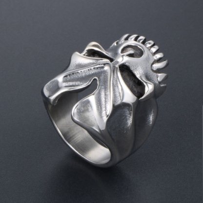 Monster skull ring