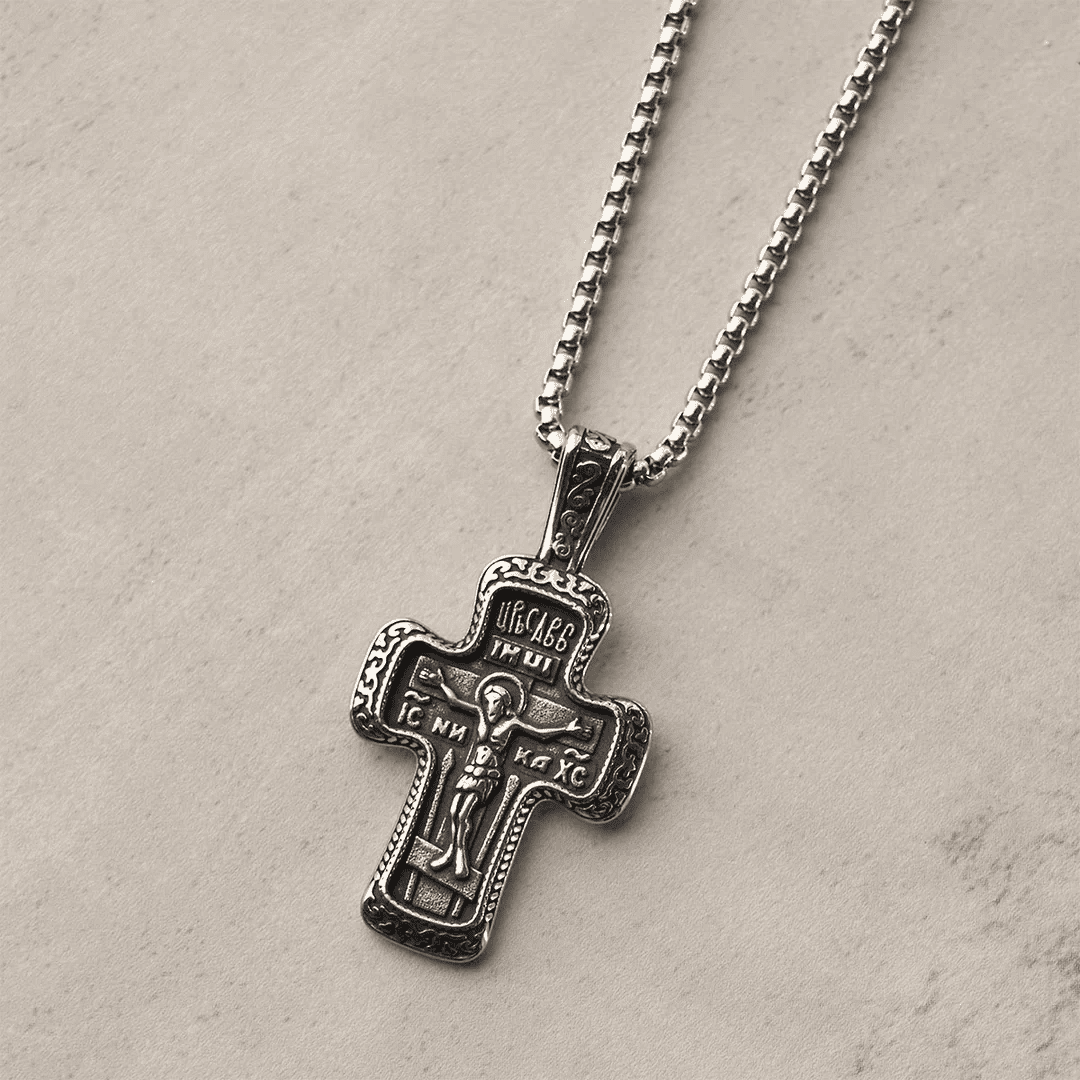 Vintage Orthodox Crucifix Necklace Series