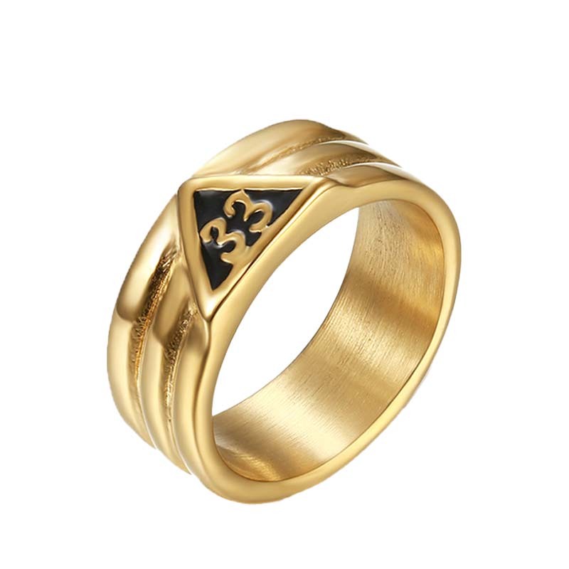 Arabic numeral 33 ring