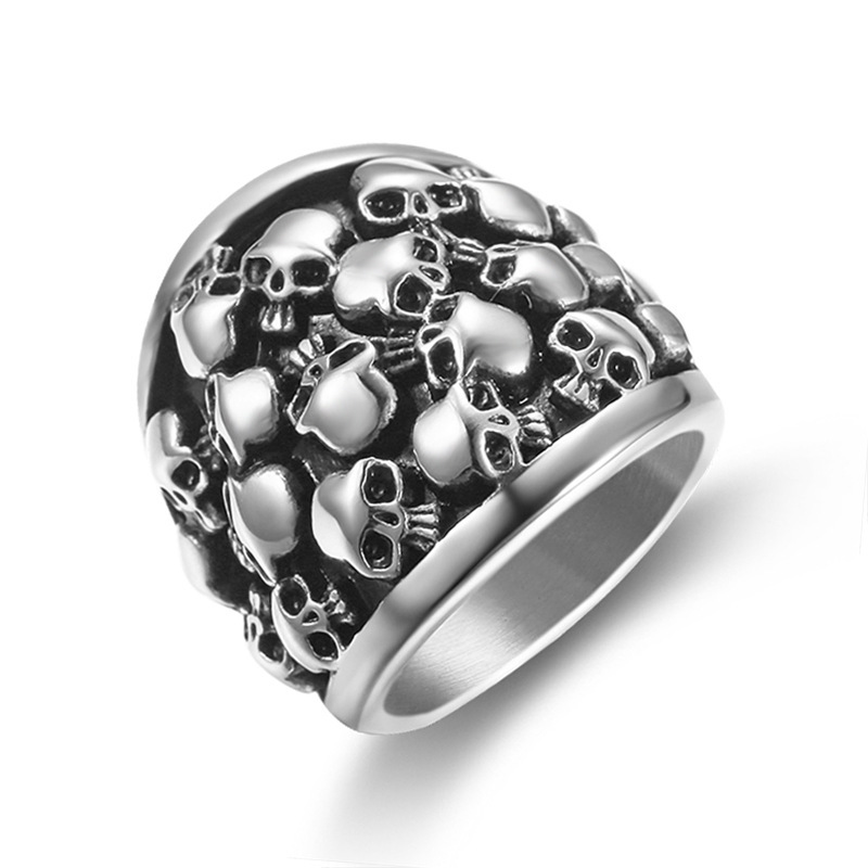 Skull Punk Men's Ring