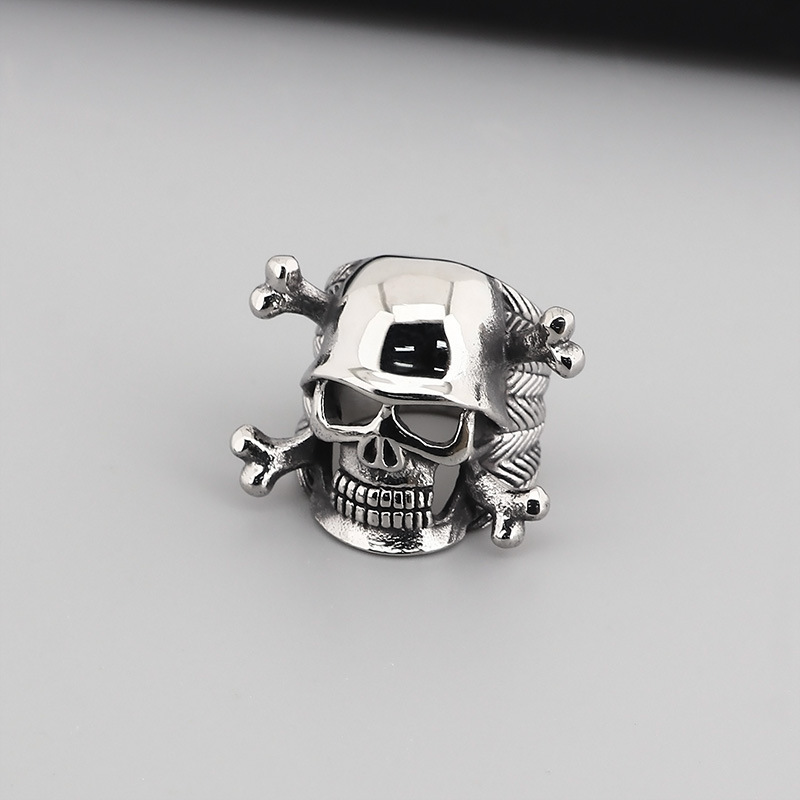 Soldier Skull Ring