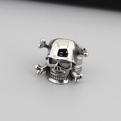 Soldier Skull Ring