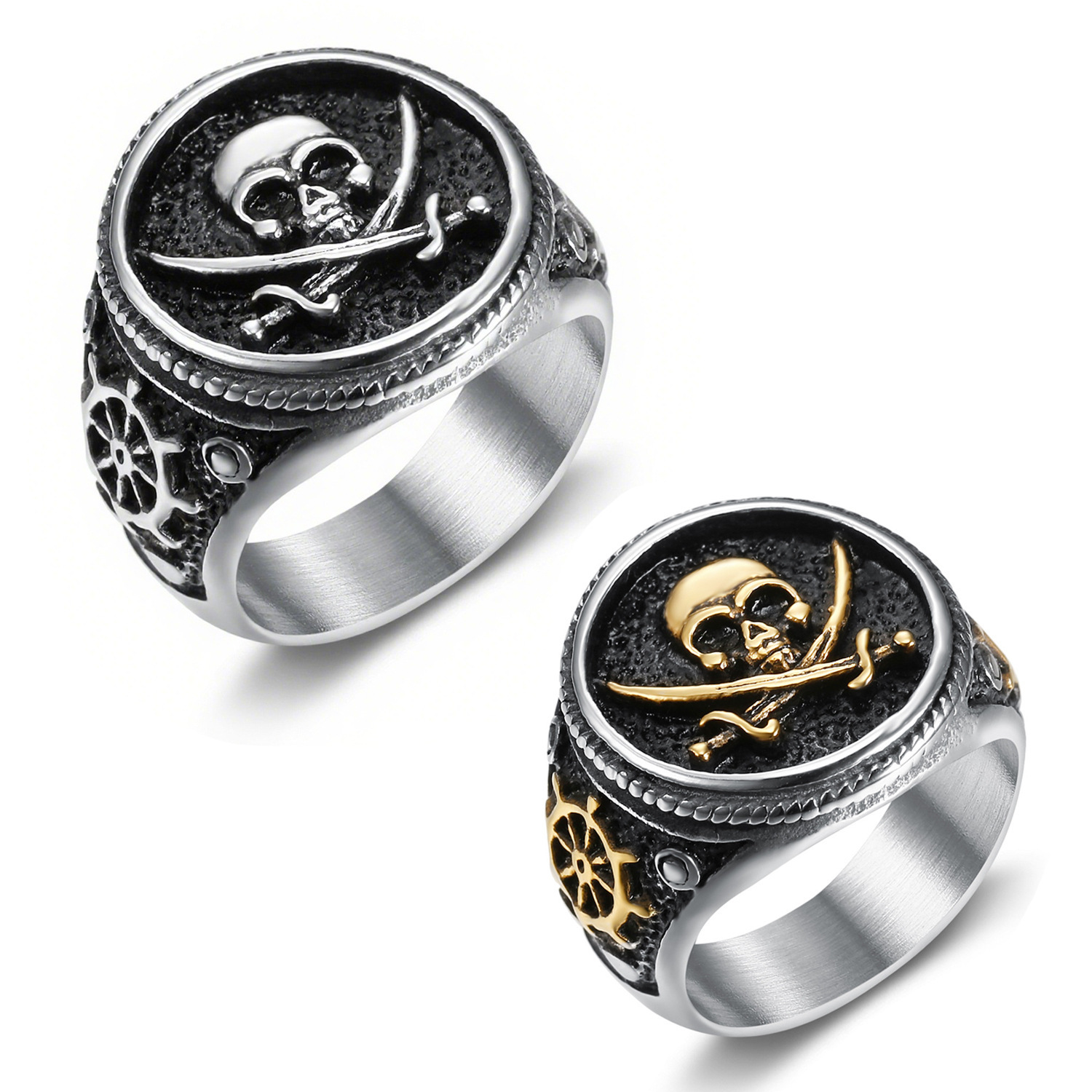 Pirates of the Caribbean Skull Signet Ring