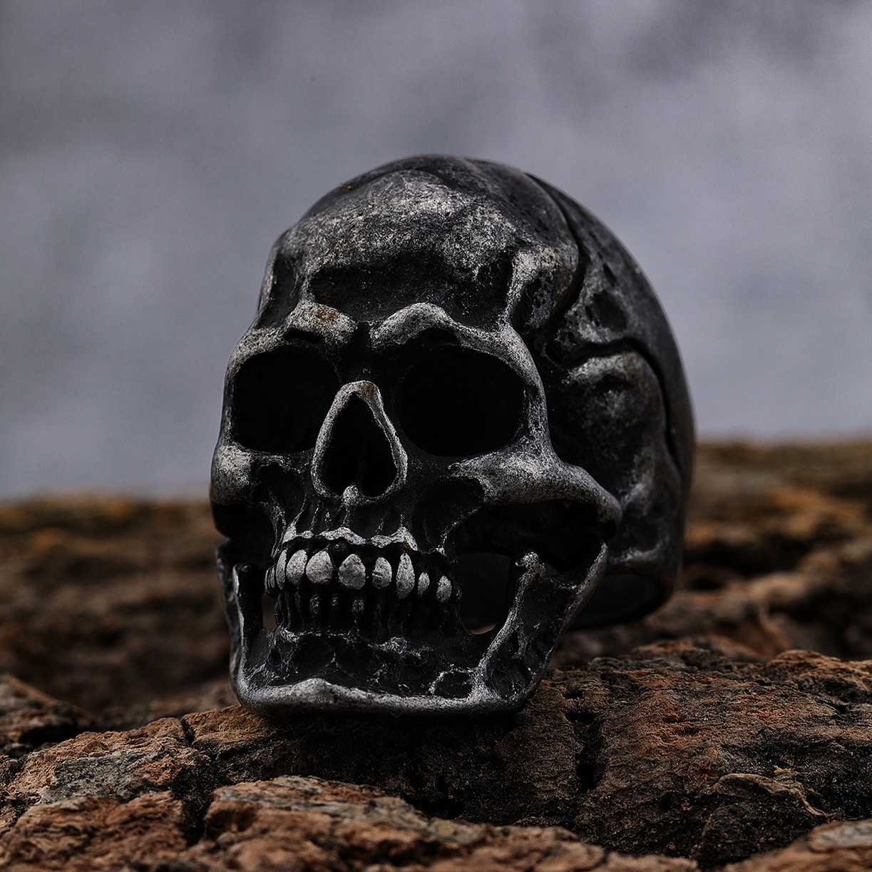 Giant skull ring