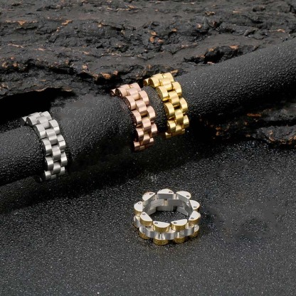 Watch chain design ring