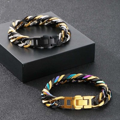 Simple mixed color bracelet