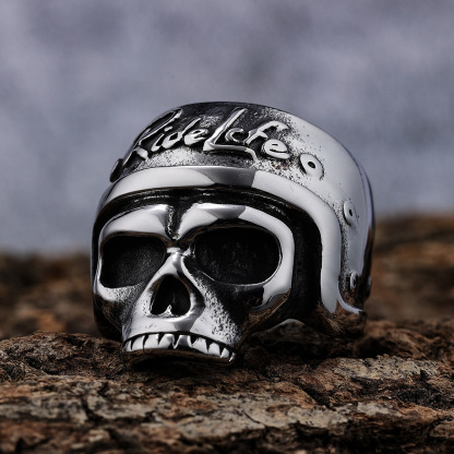 Biker Skull Ring