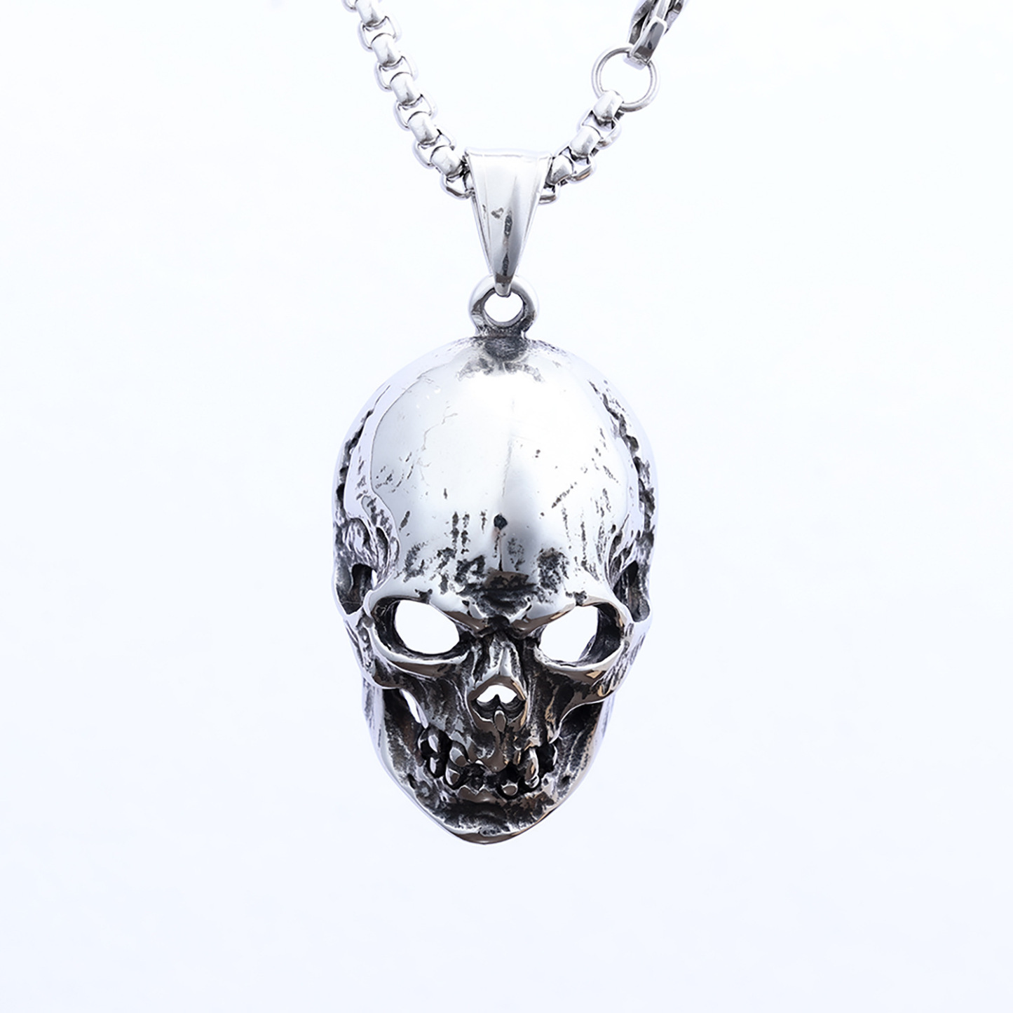 Giant skull necklace