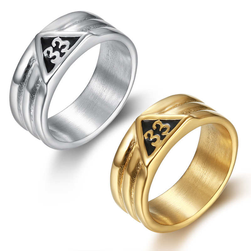 Arabic numeral 33 ring