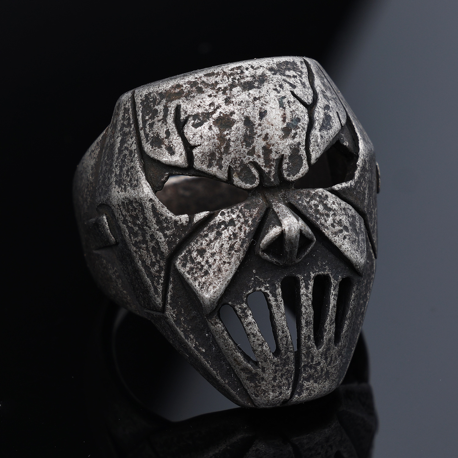 Tusk Mask Ring