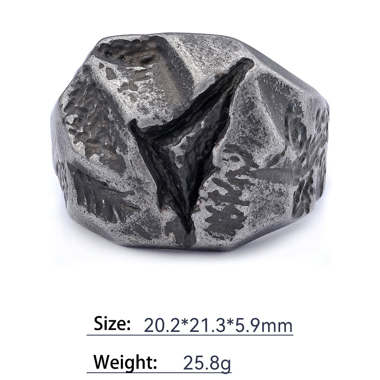 Natural Cut 925 Silver Ring