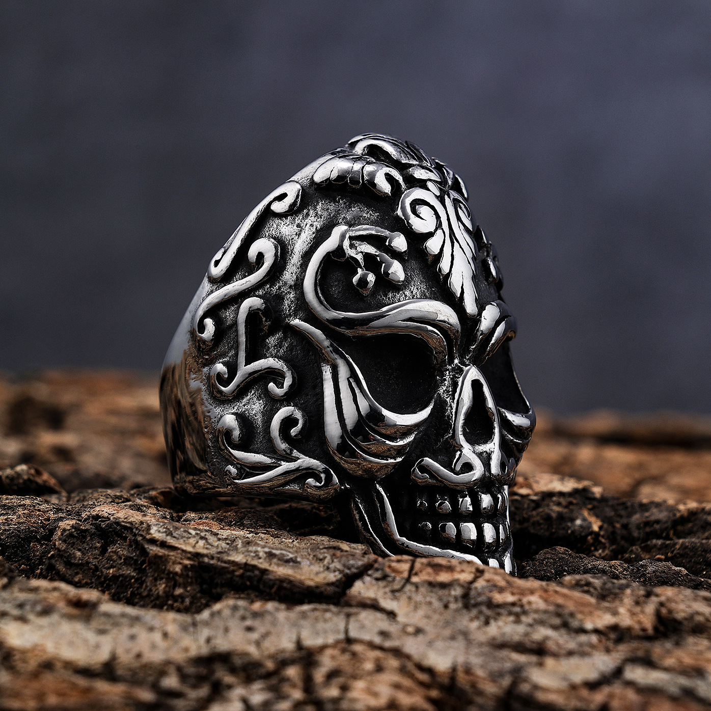 Carved skull