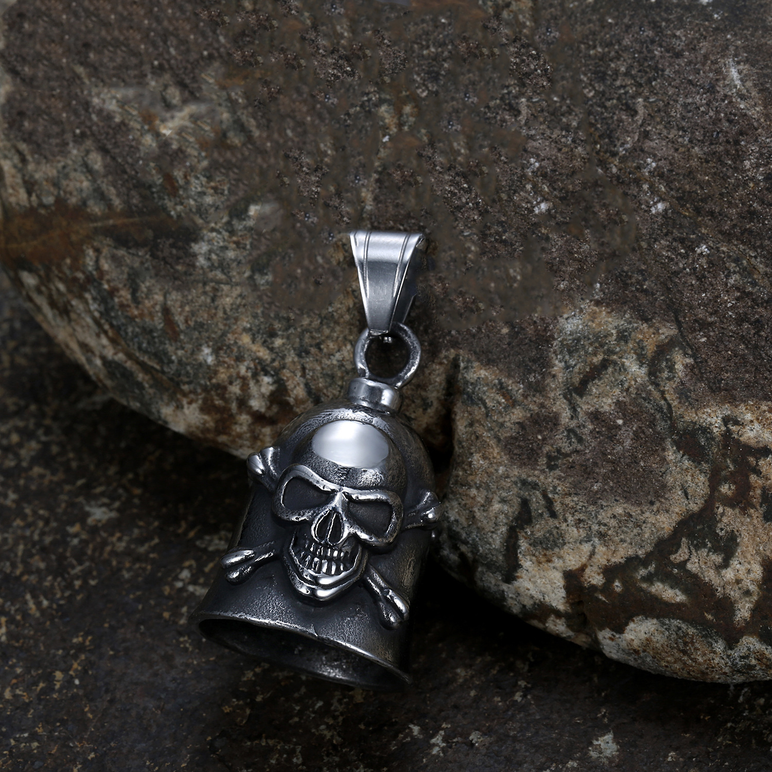 Cycling Patron Saint Skull Bell