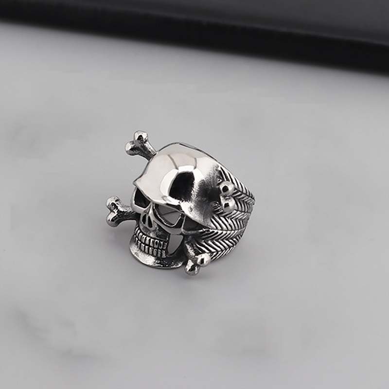 Soldier Skull Ring