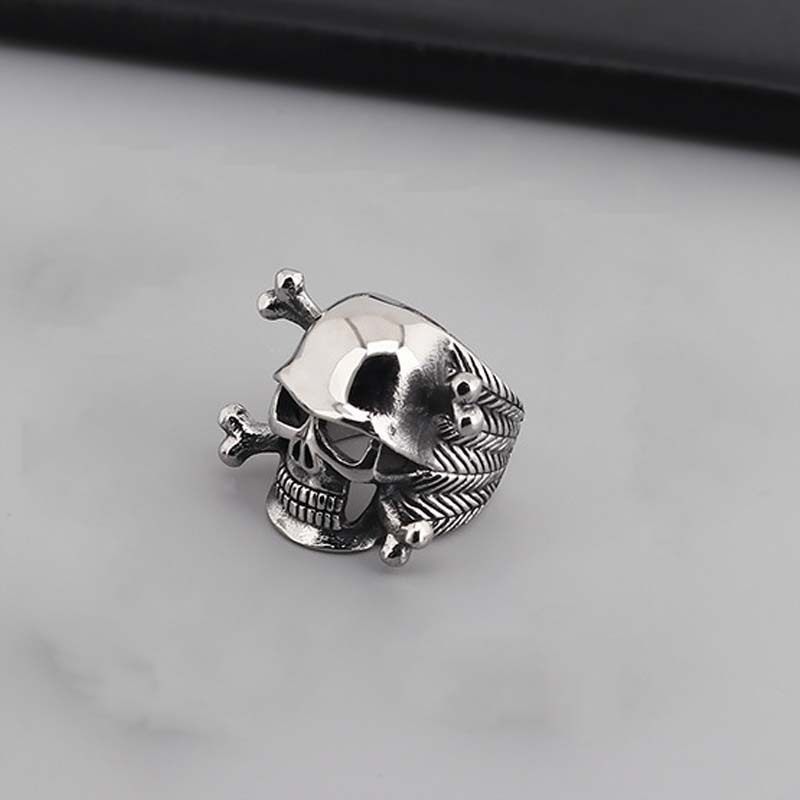 Soldier Skull Ring