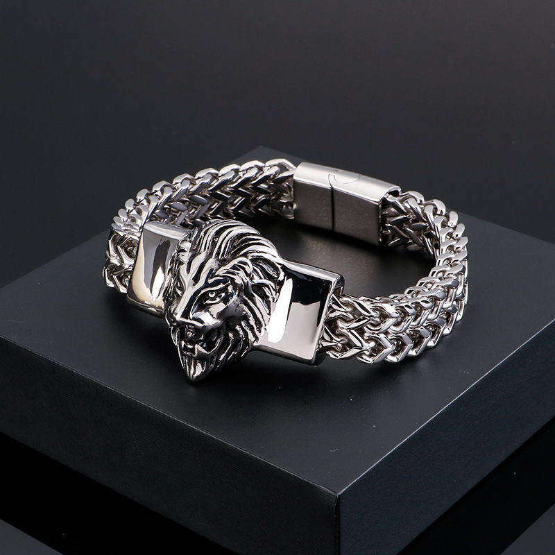 Lion head bracelet