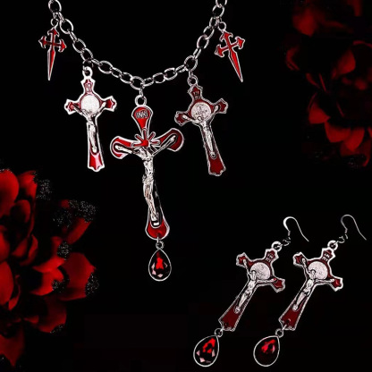 Halloween Gothic Necklace Set