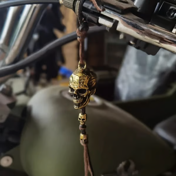 Motorcycle Guardian Riding Bell Accessory Keychain