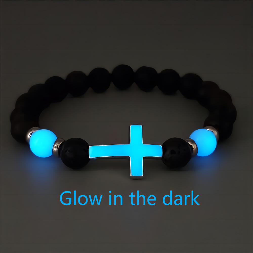 Luminous Cross Bracelet