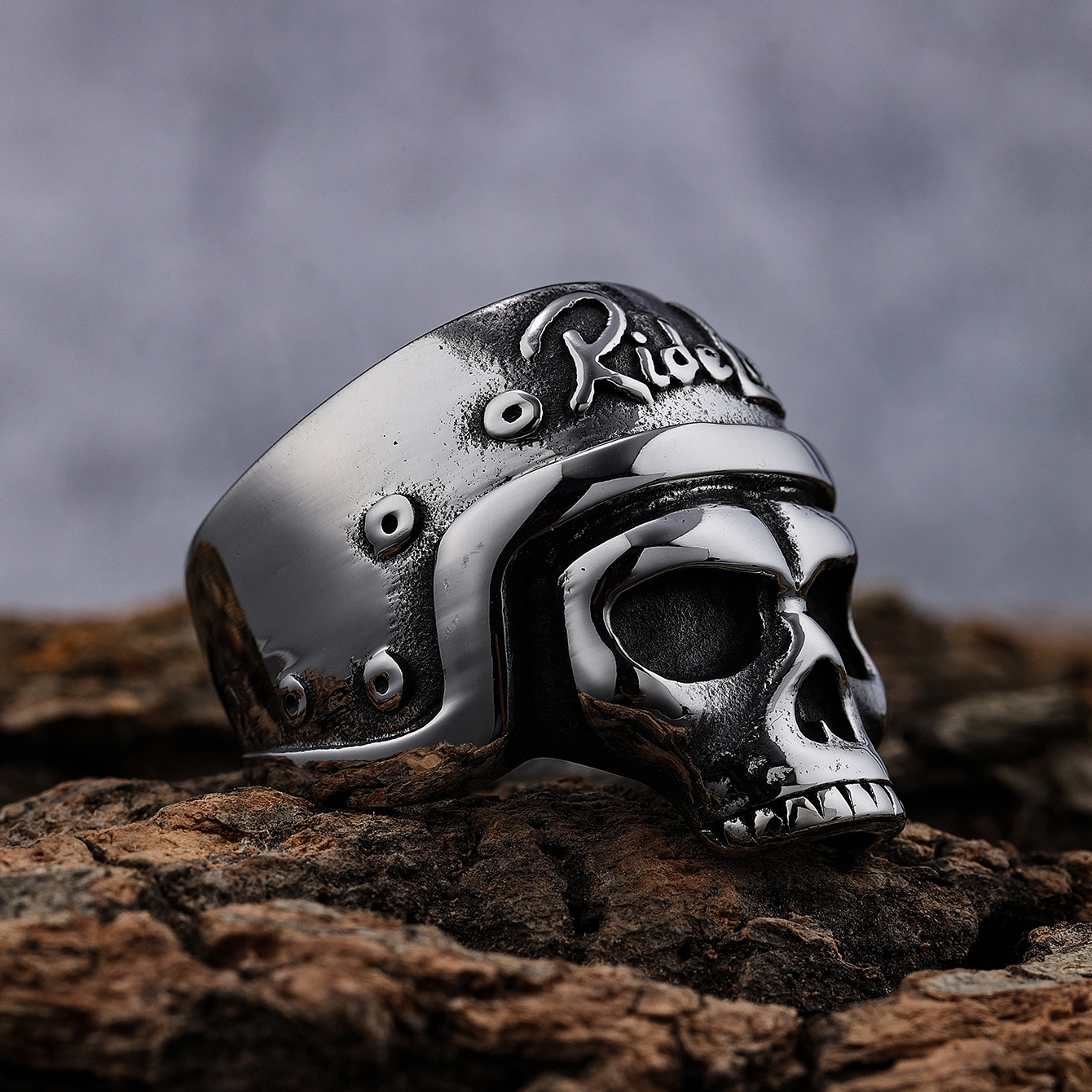 Biker Skull Ring